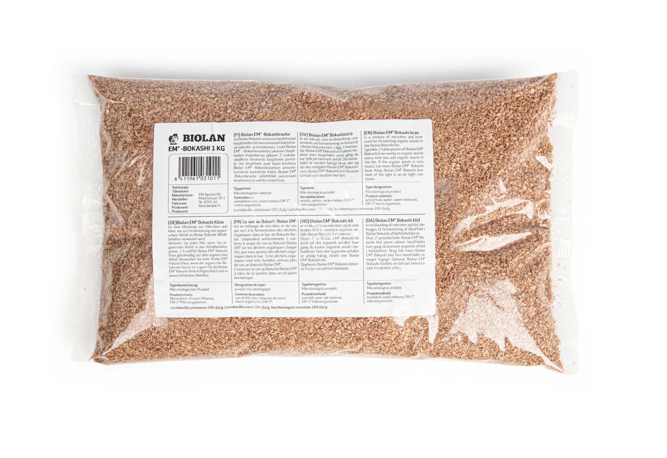 Biolan Bokashi Kranhink med 1 kg strö
